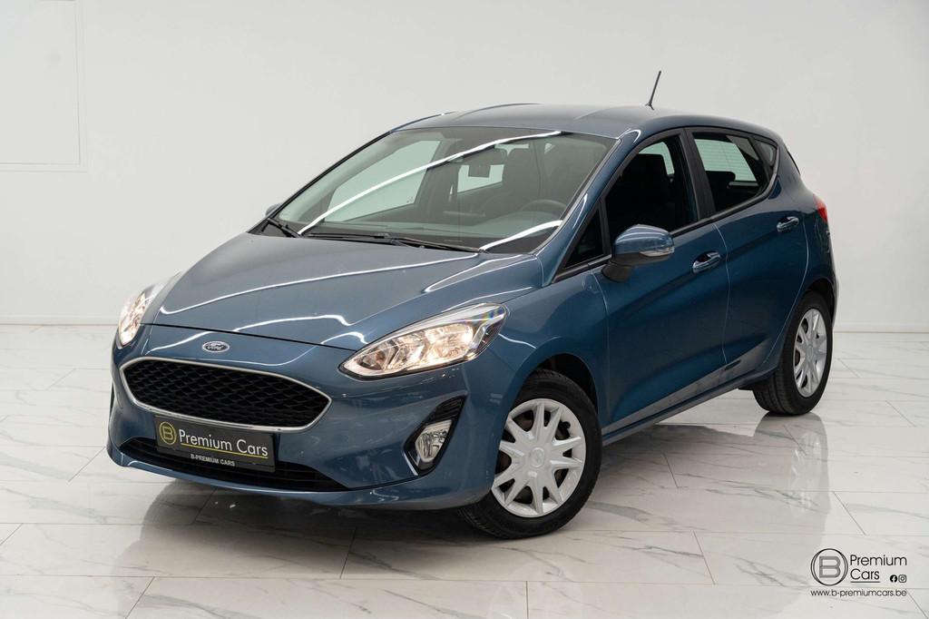 Ford Fiesta 1.0 ecoboost Benzine! Cool & connect Cruise! 85p, Gebruikt, Blauw, Bedrijf, 5 deurs