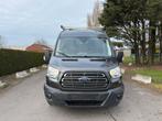 Ford Transit | Dubbel Cabine | 7zit | Btw Wagen | Camera |, Auto's, Euro 5, Zwart, Blauw, 7 zetels