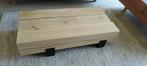 salon tafel - eiken balken, 100 à 150 cm, Enlèvement, Utilisé, 50 à 100 cm