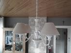 lichtarmatuur. Beige „romantische” hanglamp. 4 lampen, Huis en Inrichting, Ophalen, Gebruikt, 50 tot 75 cm, Romantique