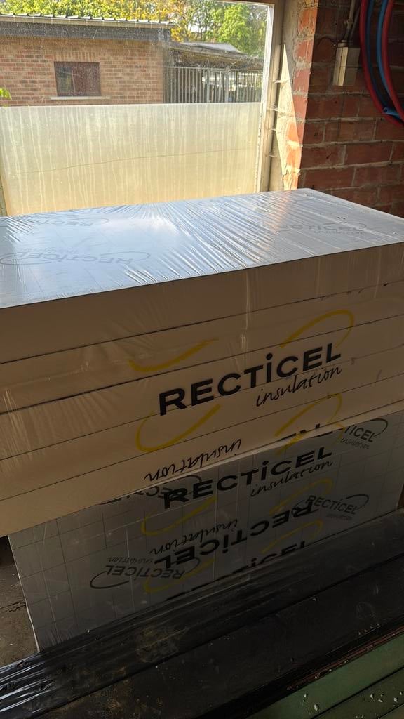 Recticel PIR platen eurothane silver 10cm dik. 7,20 m2, Enlèvement, Comme neuf