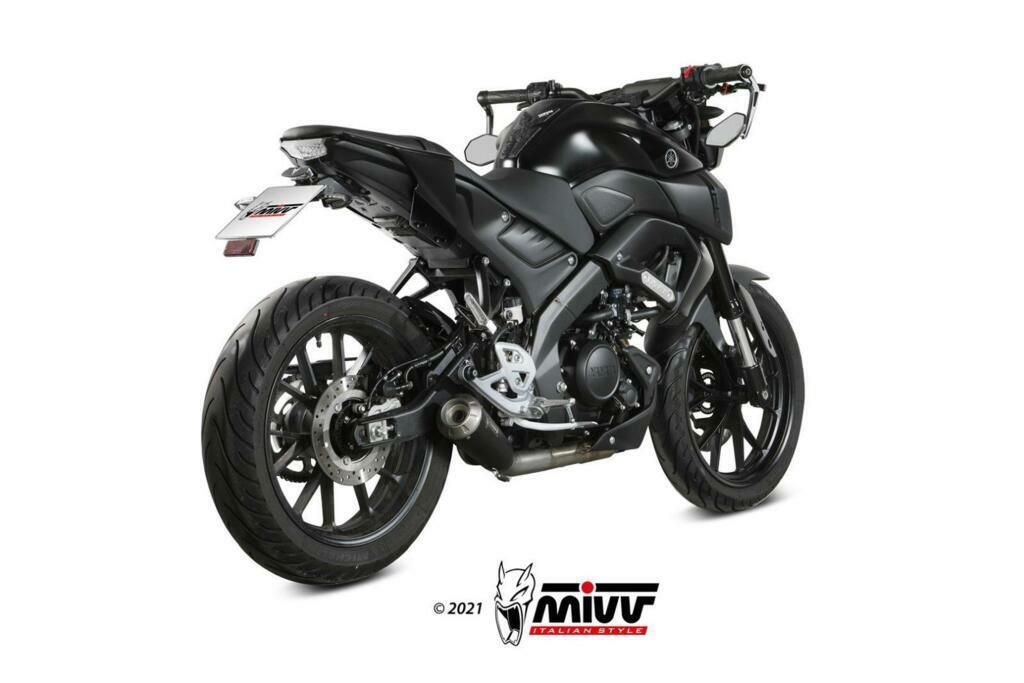 Yamaha MT-125 MT R125 YZF R 125 sportuitlaat MIVV, Motos, Neuf, Enlèvement ou Envoi