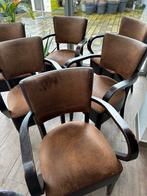 Eetkamerstoelen 6 voor 60€, Huis en Inrichting, Ophalen, Zo goed als nieuw, Leer
