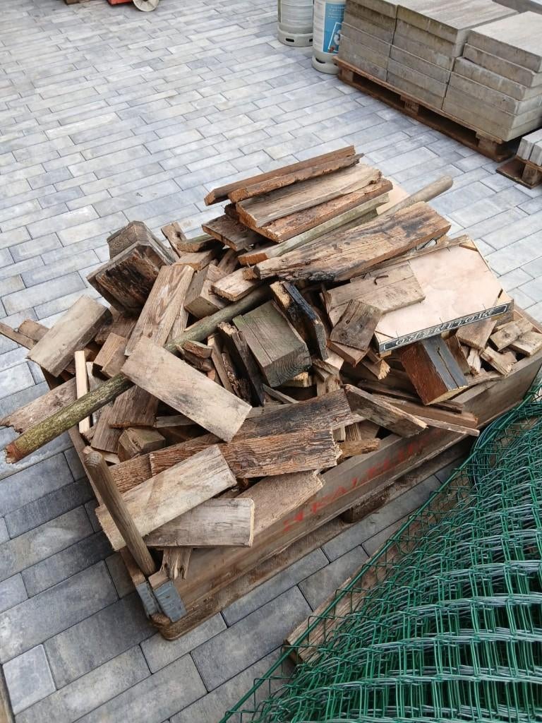 Hout, Minder dan 3 m³, Ophalen, Overige houtsoorten, Blokken