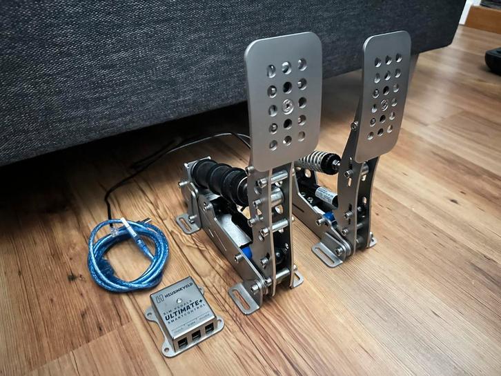 Pédales Heusinkveld Ultimate+, Informatique & Logiciels, Joysticks, Comme neuf, Enlèvement ou Envoi