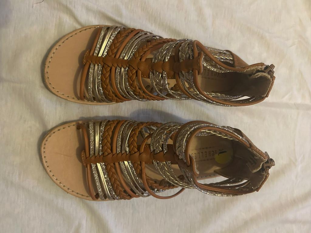 Meisjes sandalen, Sandalen, Bruin, Ophalen of Verzenden, Zo goed als nieuw