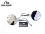 Chromen Ronde Spiegel set, Motoren, Verzenden, Gebruikt
