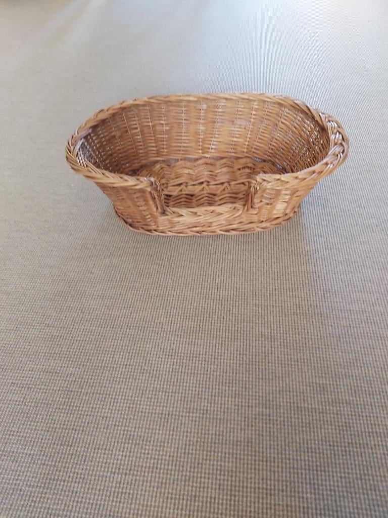 Petit panier osier  chien/chat/pas d'envoi, Enlèvement, Comme neuf