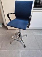 Werkstoel / verhoogde bureaustoel - hjh OFFICE TOP Work 306, Ophalen, Zwart, Bureaustoel