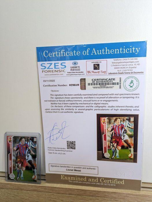 2005/06 - Panini - Megacracks - Lionel Messi - Hand Signed, Ophalen of Verzenden, Nieuw