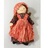 Poupée de chiffon vintage 50cm 1970 Poupé style Holly Hobbie, Collections, Enlèvement ou Envoi, Utilisé, Poupée