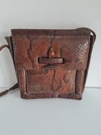 Zeer mooie slangenlederen handtas - herentas, Enlèvement ou Envoi, Sac à main