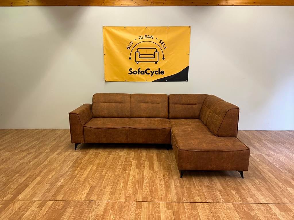 COGNAC HOEKZETEL NIEUWSTAAT / SofaCycle/ LEVERING AAN HUIS