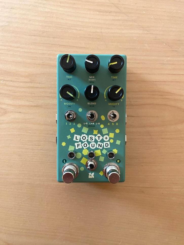Chase Bliss Lost + Found/Lost and Found, Musique & Instruments, Effets, Delay ou Écho, Reverb, Autres types, Equalizer ou Égaliseur