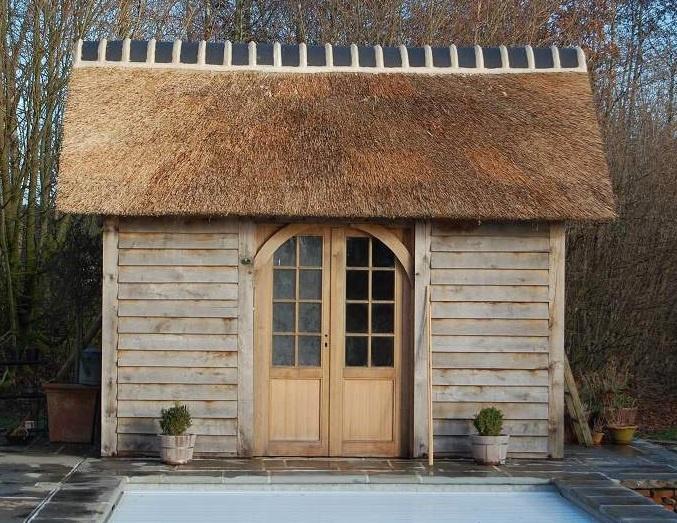 Oak, eik dunne planken voor poolhouse, garage, of.., Tuin en Terras, Overige Tuin en Terras, Ophalen