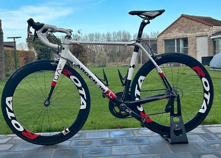 Prachtige carbon Argon 18 racefiets maat 56, Fietsen en Brommers, Fietsen | Racefietsen, Carbon, Ophalen