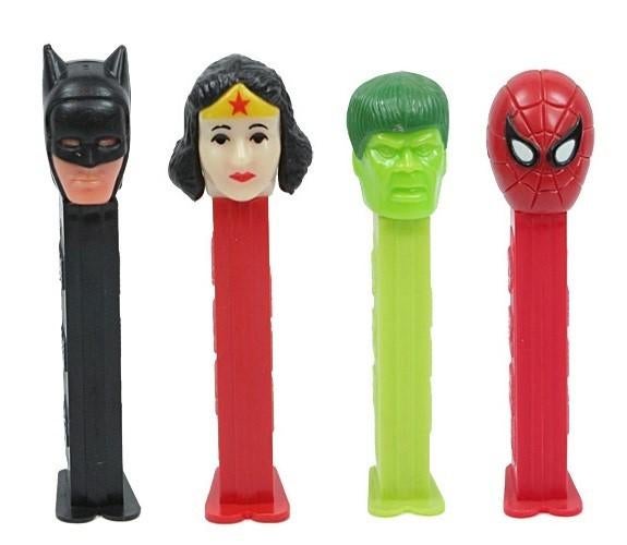 4 distributeurs PEZ Marvel Heroes de 1979, Enlèvement ou Envoi, Comme neuf