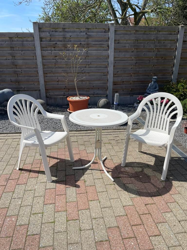 Tuinset met 2 stoelen, Enlèvement, Comme neuf, Salons de jardin