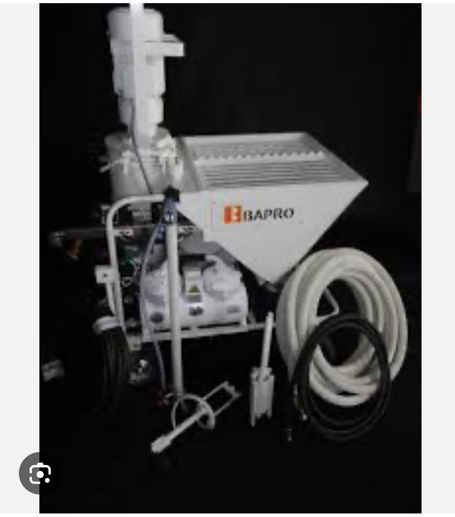 Bapro spuitmachine stukadoor, Ophalen, Gebruikt