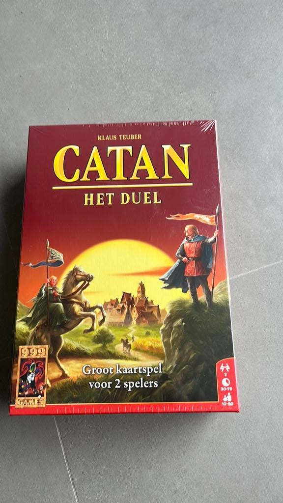 Catan - Het duel/ nieuw, nog in plastic folie, Hobby & Loisirs créatifs, Jeux de société | Jeux de plateau, Neuf, 1 ou 2 joueurs