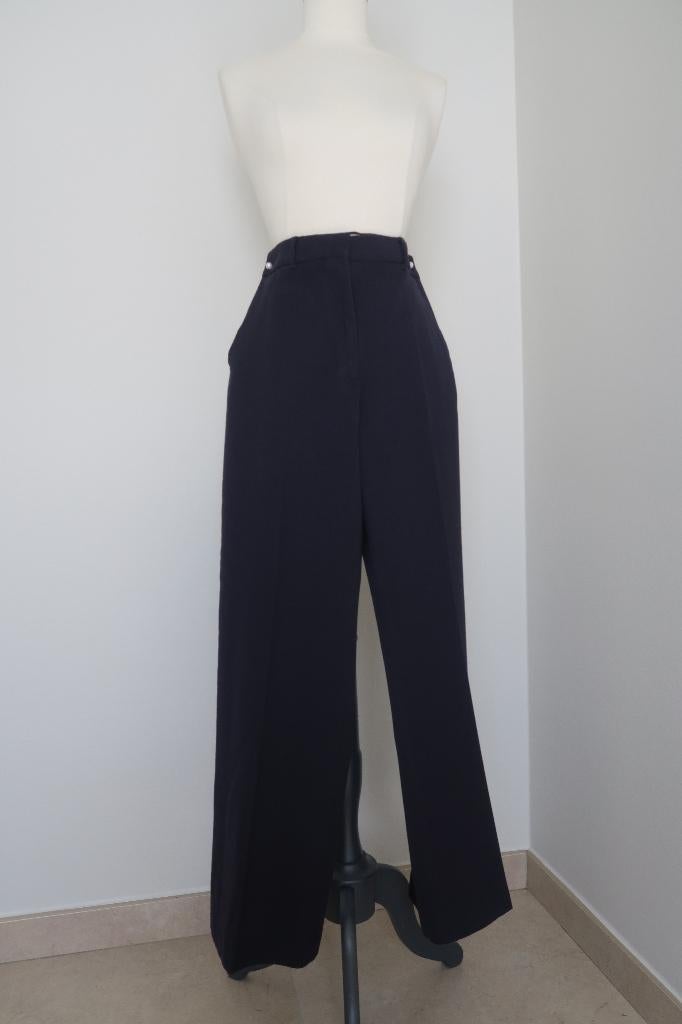 Blauwe pantalon Max Mara M 40, Maat 38/40 (M), Blauw, Max Mara, Ophalen of Verzenden