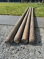 Ronde houten palen, Enlèvement, Comme neuf, Poteaux