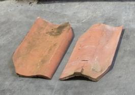 Boomse pannen, Doe-het-zelf en Bouw, Dakpannen en Dakbedekking, Ophalen, Steen of Klei, Zo goed als nieuw, Dakpannen