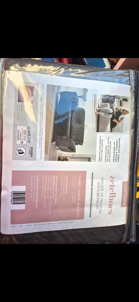 2zit zetelhoes NIEUW antraciet breedte 224 cm, Ophalen