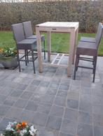 Teakhouten tafel en stoelen, Enlèvement