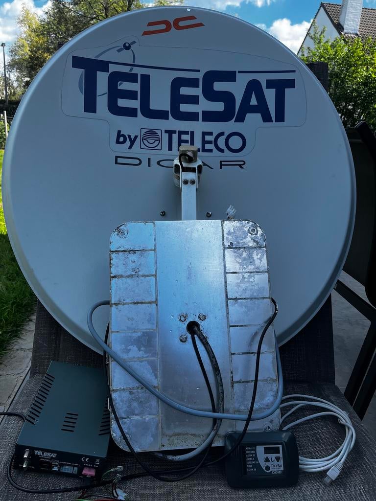 Automatische schotelantenne Teleco, Audio, Tv en Foto, Schotelantennes, Ophalen, Gebruikt, (Schotel)antenne