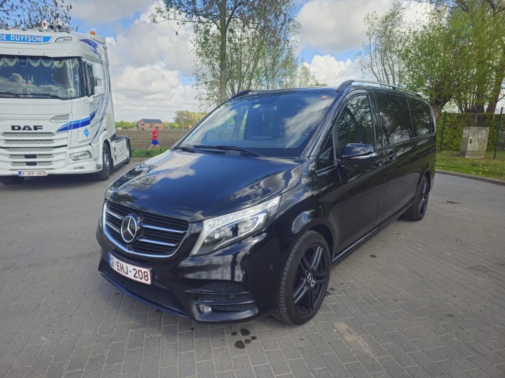 Mercedes-Benz V250 L3 AMG Line Lichte Vracht–FULL OPTION, Auto's, Automaat, 4 zetels, 4 cilinders, Zwart