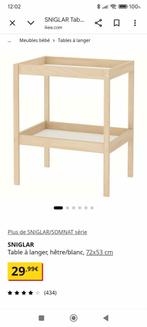 Table à langer ikea, Enfants & Bébés, Bains & Soins, Enlèvement, Comme neuf, Autres types, Autres marques