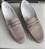 Taupe mocassins,nubuck,,uitneembare binnenzool,maat:40., Medicus, Enlèvement ou Envoi, Autres couleurs, Comme neuf