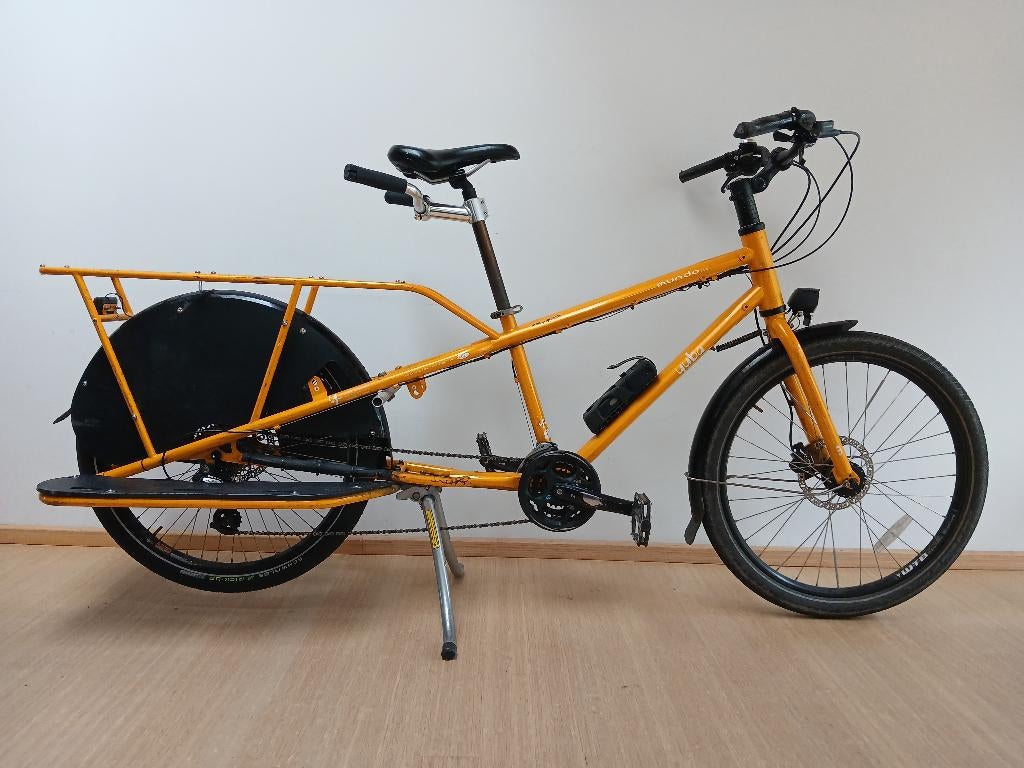 longtail fiets - yuba mundo - pas onderhouden, Fietsen en Brommers, Fietsen | Bakfietsen, Ophalen, Gebruikt, 2 kinderen, Overige merken