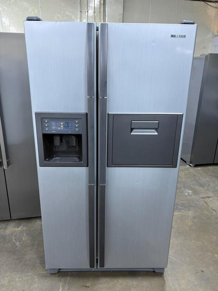 Amerikaanse Koelkast Samsung A+ met GARANTIE, Elektronische apparatuur, Koelkasten en IJskasten, Zo goed als nieuw, Ophalen