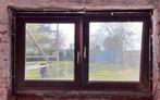 Raam meranti dubbel glas 168x97,5 cm, Doe-het-zelf en Bouw, Glas en Ramen, Ophalen, Gevelraam of Ruit, Gebruikt, 80 tot 120 cm