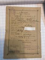 Carte grissen de la voiture  Citroën C6 d'avant-guerre, Enlèvement ou Envoi