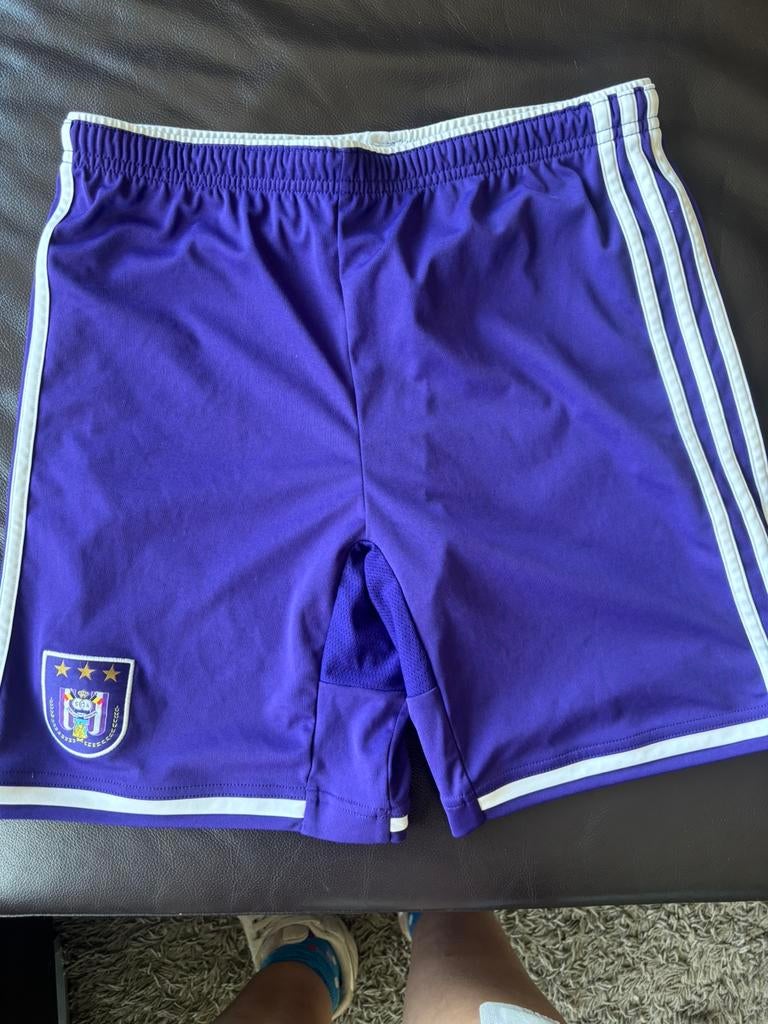 Voetbalshort Anderlecht - maat 164, Ophalen of Verzenden, Zo goed als nieuw