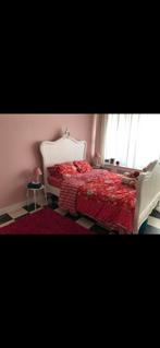 Bed twijfelaar een koopje zonder matras, Enlèvement, Utilisé, Queen size, Romantisch