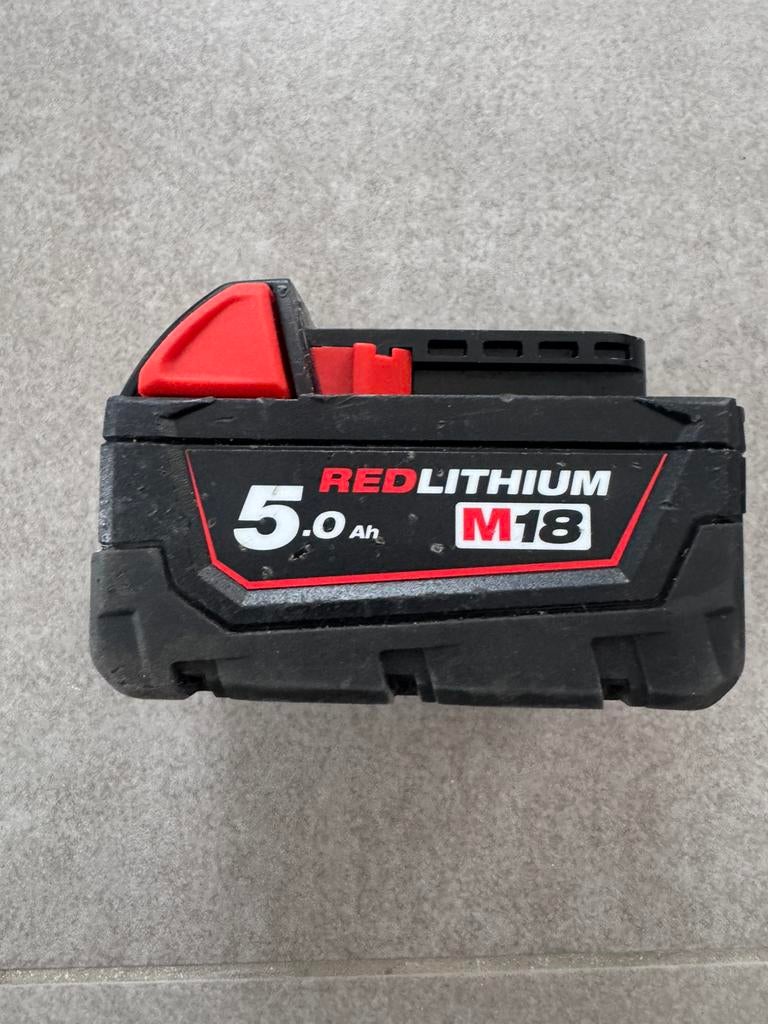 Batterie Milwaukee M18 5.0Ah M18B5, Enlèvement ou Envoi, Utilisé