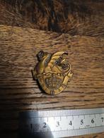 Insigne 2 regiment de ligne 2li variante bronze pleine, Envoi, Armée de terre, Emblème ou Badge