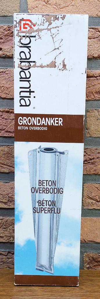 Nieuw - Brabantia - Grondanker - Diameter 45 mm - H 41,5 cm, Ophalen, Nieuw, Minder dan 50 mm, Overige typen