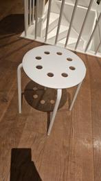 Wit design krukje - 45 cm hoog, Ophalen, Zo goed als nieuw, Kunststof