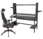 Bureau et chaise type gaming, Maison & Meubles, Enlèvement, Comme neuf
