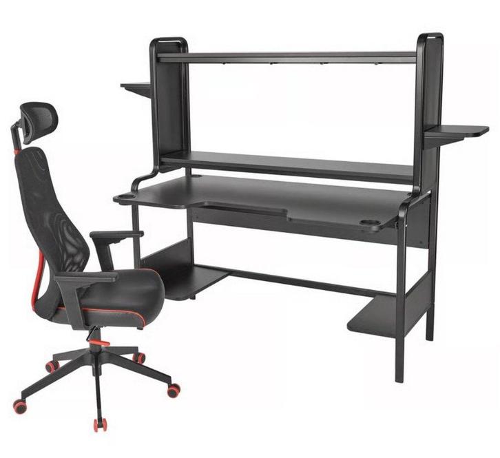 Bureau et chaise type gaming, Maison & Meubles, Maison & Meubles | Autre, Comme neuf, Enlèvement
