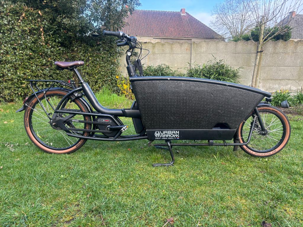 Urban Arrow, Fietsen en Brommers, Fietsen | Bakfietsen, Gebruikt, 3 kinderen, Huif, Ophalen