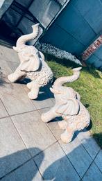 2 Tuinbeelden olifanten, Jardin & Terrasse, Enlèvement, Comme neuf