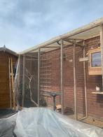 Volledige voliere van 6 bij 2 met 35 tropische vogels, Ophalen, Zo goed als nieuw