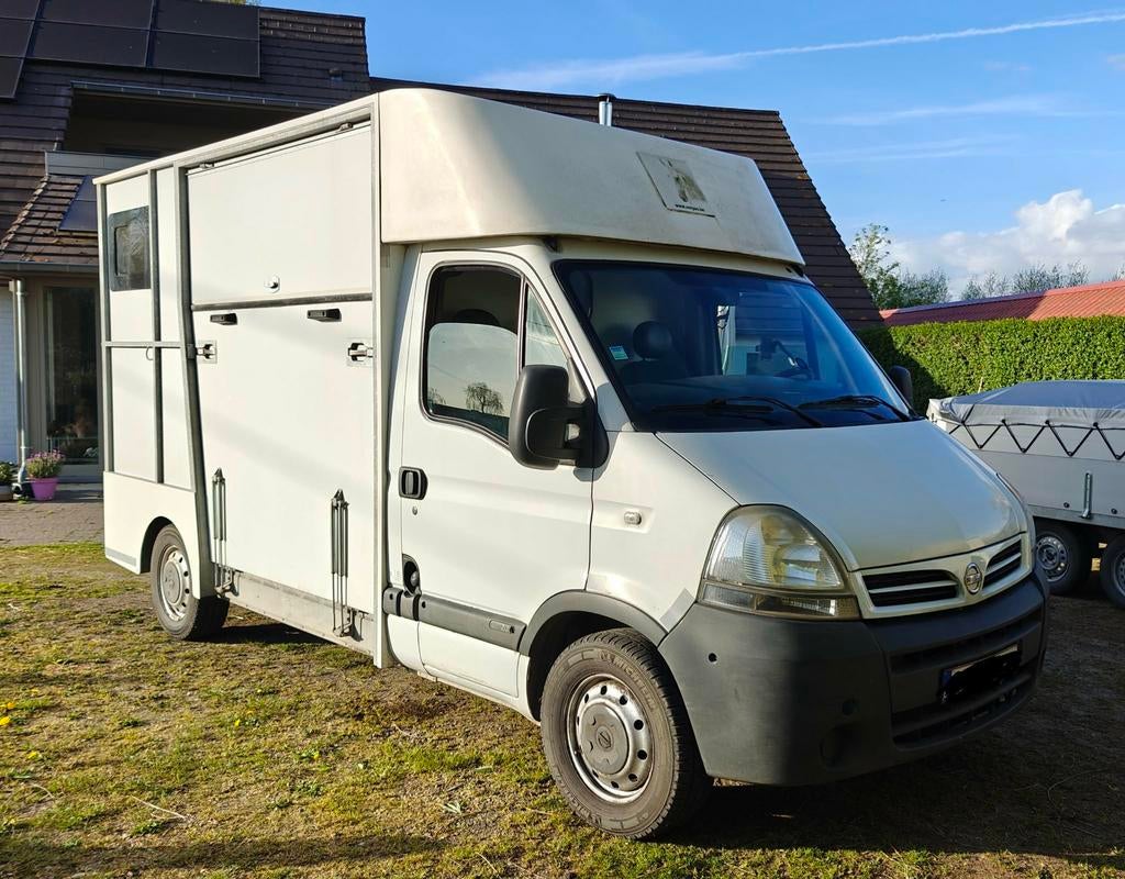 Fourgon pour chevaux, Nissan Interstar, Verpas, Animaux & Accessoires, Enlèvement, Utilisé, Autres matériaux, Remorque 2 chevaux