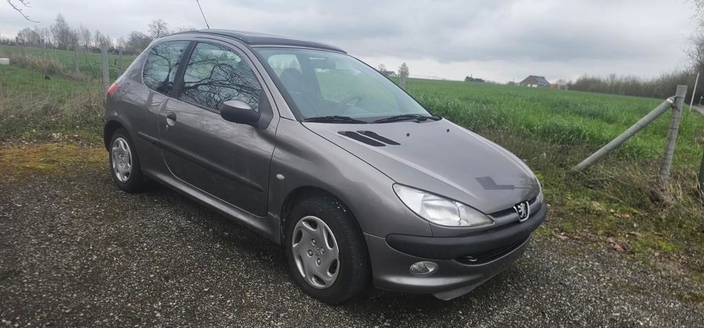 Peugeot 206 1.9D – Slechts 70.000 km | 1ste eigenaar, Auto's, Peugeot, Bedrijf, Diesel, Grijs, Te koop